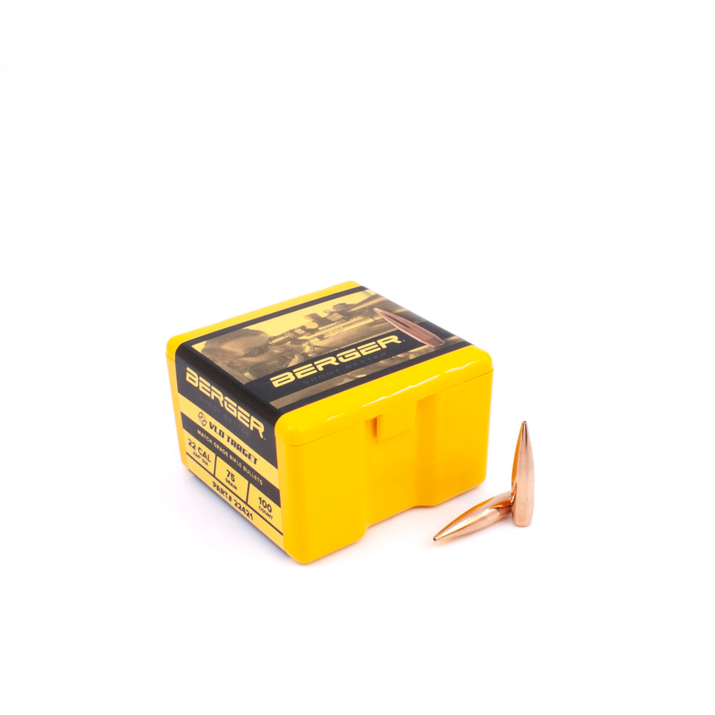 Berger .224(22 Cal) 75gr VLD Target (100)