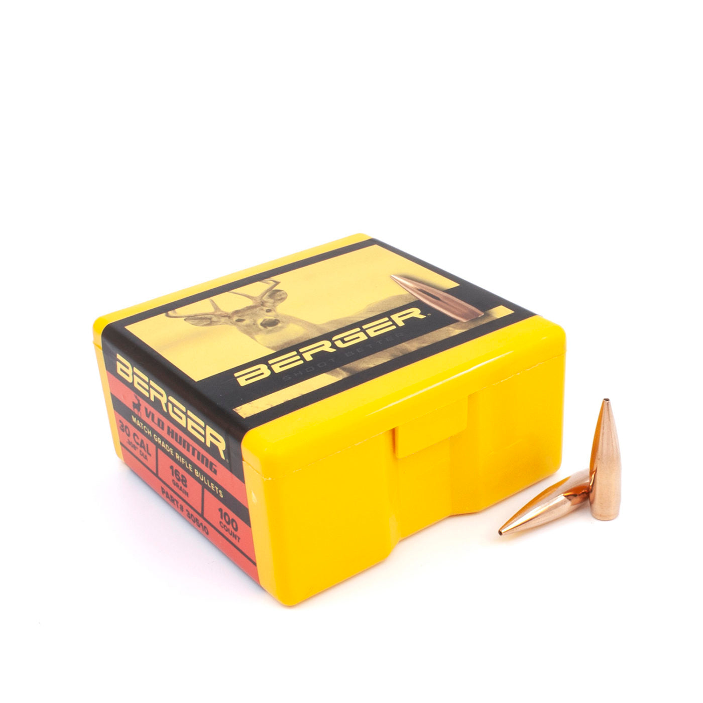 Berger .308(30 Cal) 168gr VLD Hunting (100)