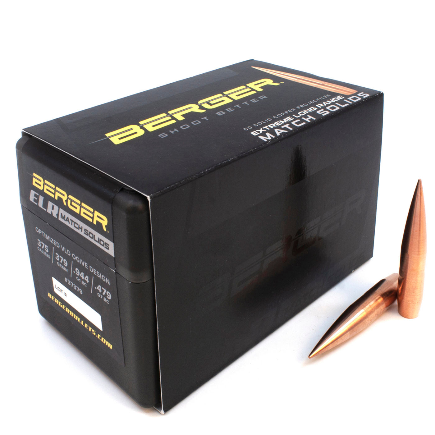 Berger .375 379gr ELR Match Solid (50)