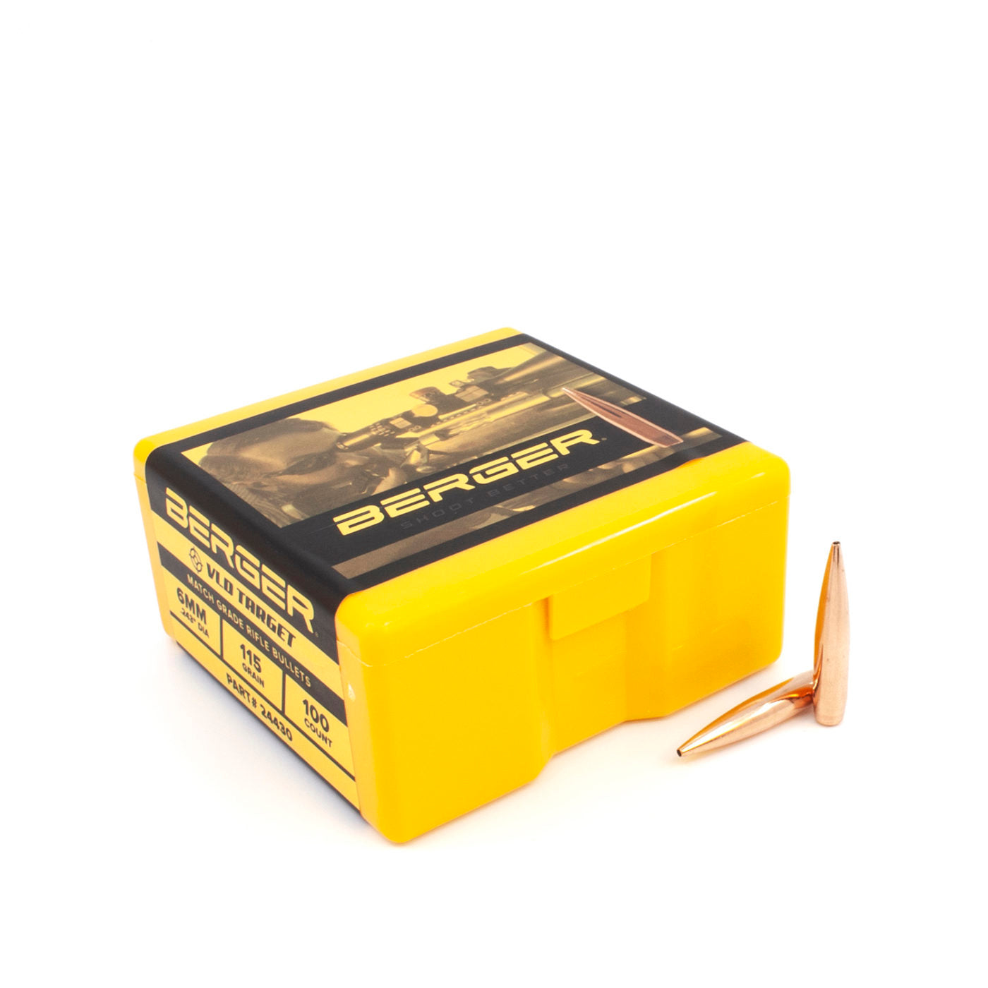 Berger 6mm(.243) 115gr VLD Target (100)