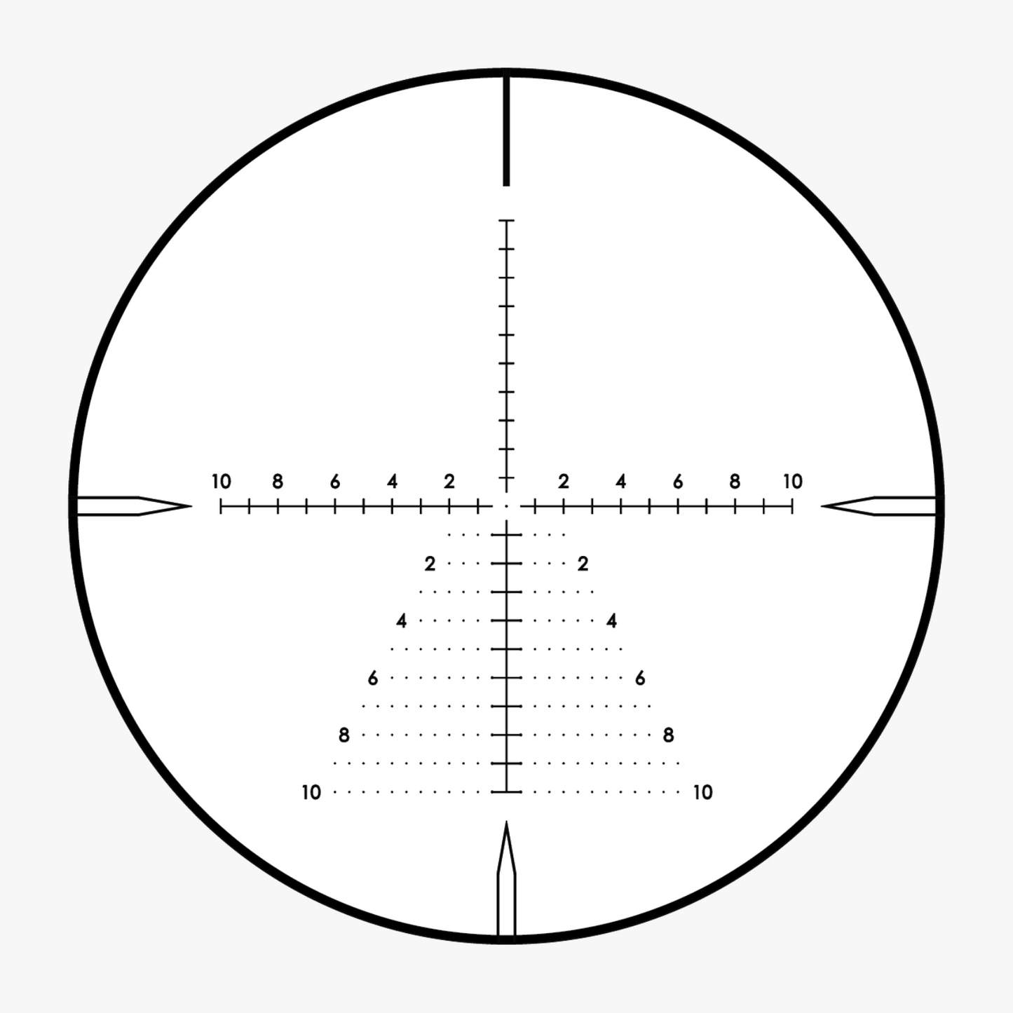 Akra Genesis 3-21x50 FFP MRAD Hunter Reticle
