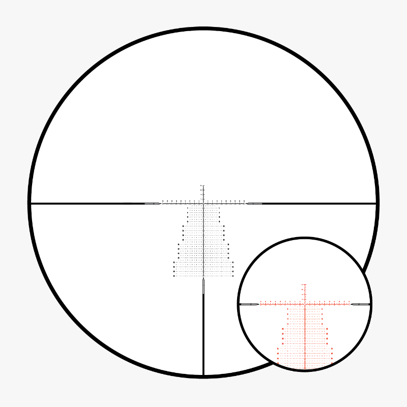 Akra Genesis X 5-25x56 FFP MOA Reticle
