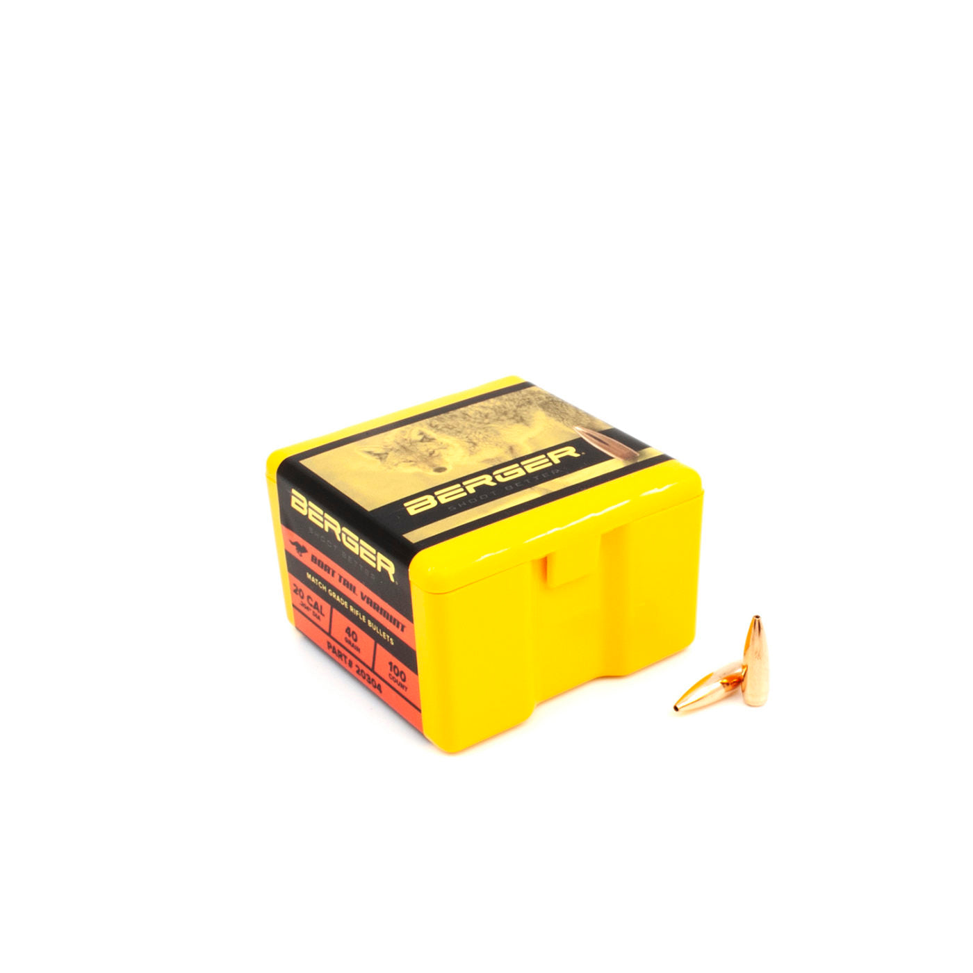 Berger .204(20 Cal) 40gr BT Varmint (100)