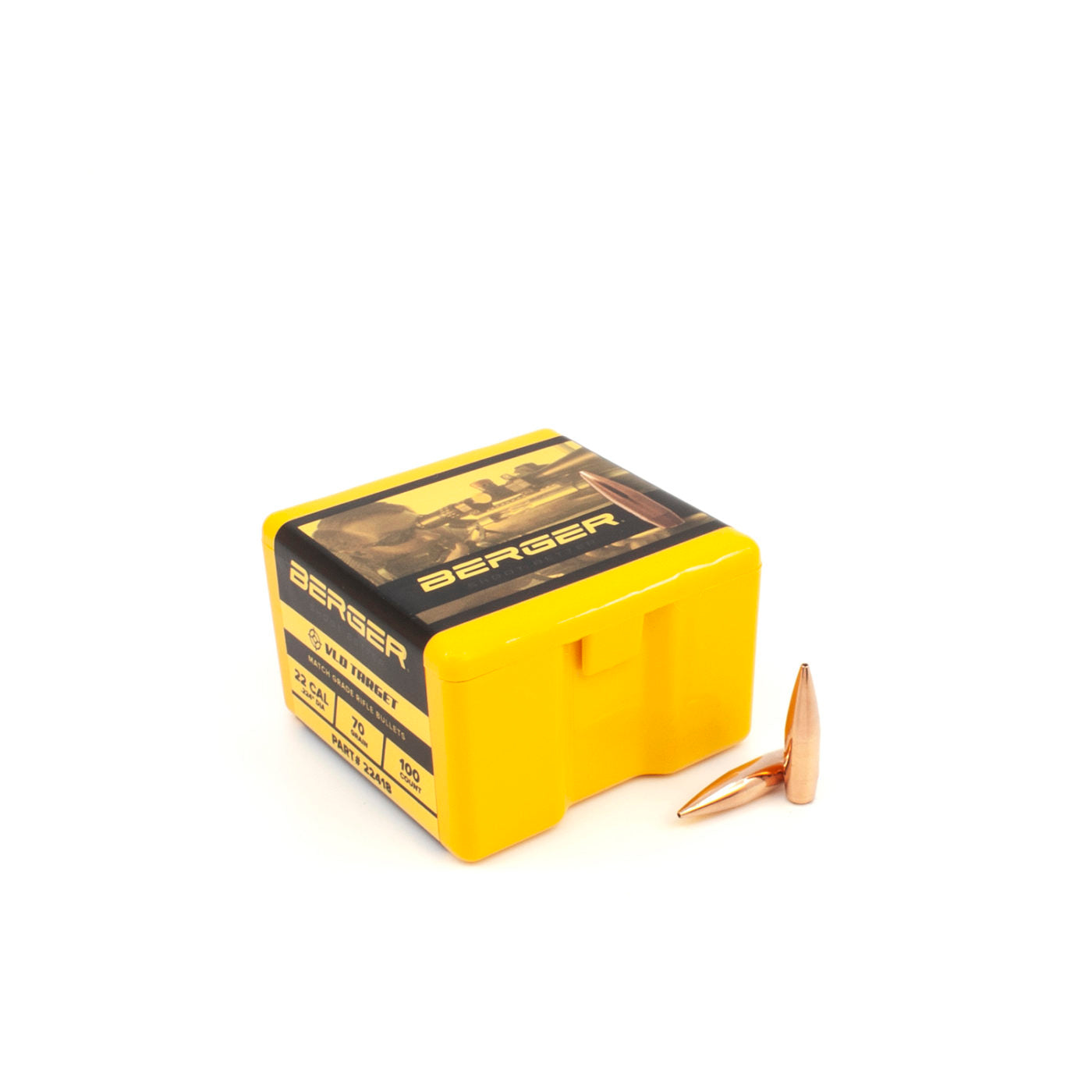 Berger .224(22 Cal) 70gr VLD Target (100)