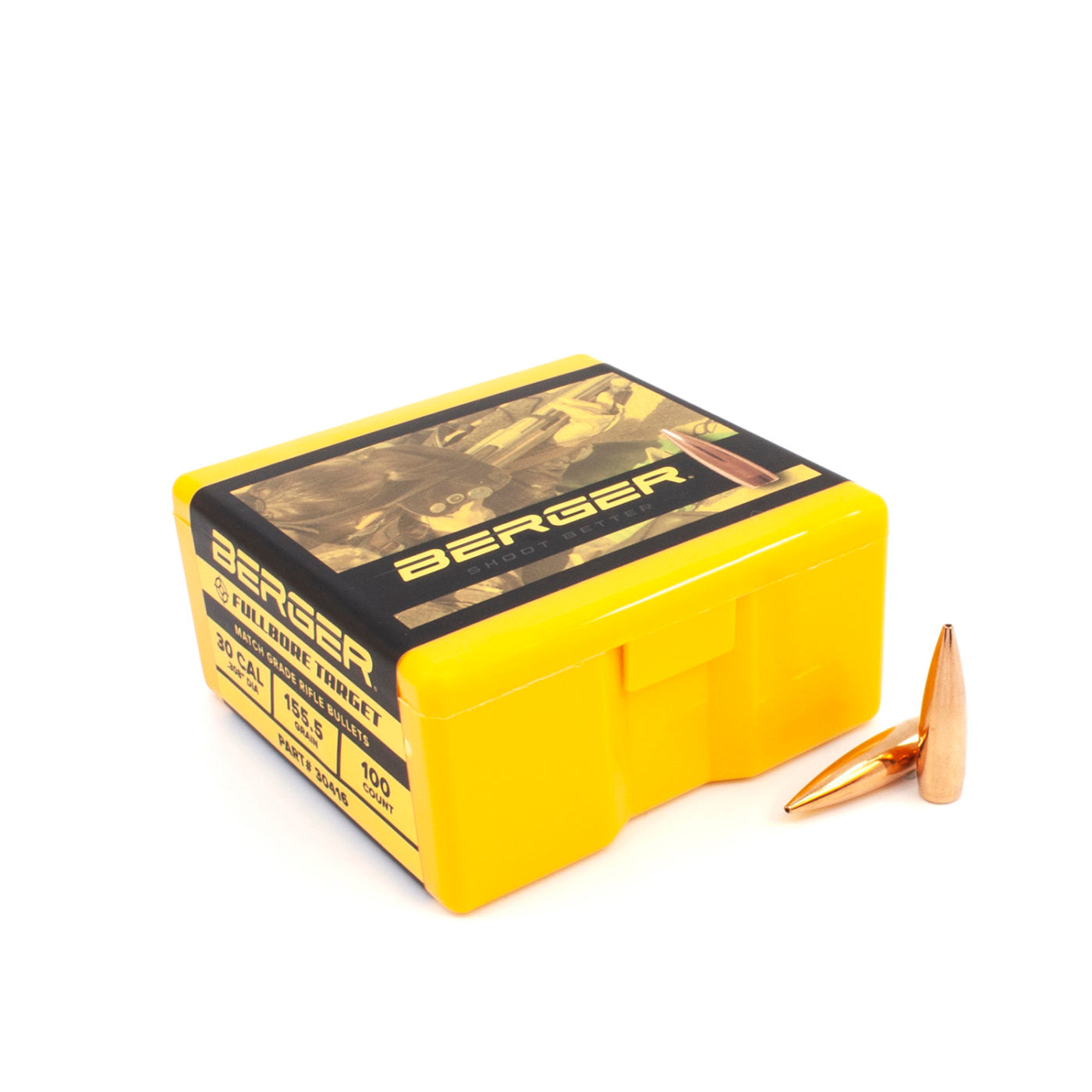 Berger .308(30 Cal) 155.5gr FULLBORE Target (100)