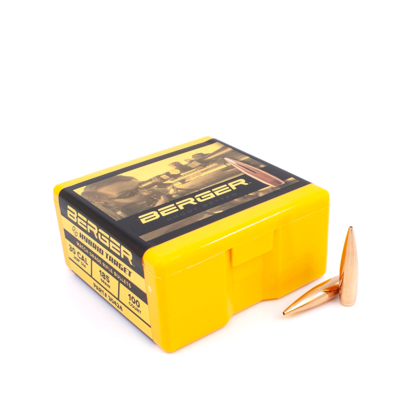 Berger .308(30 Cal) 185gr Hybrid Target (100)