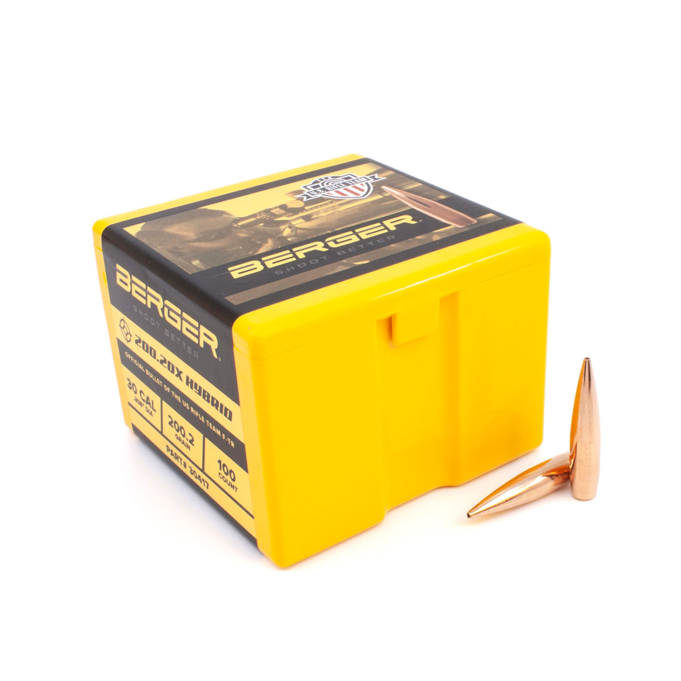 Berger .308(30 Cal) 200.20X Hybrid Target (100)