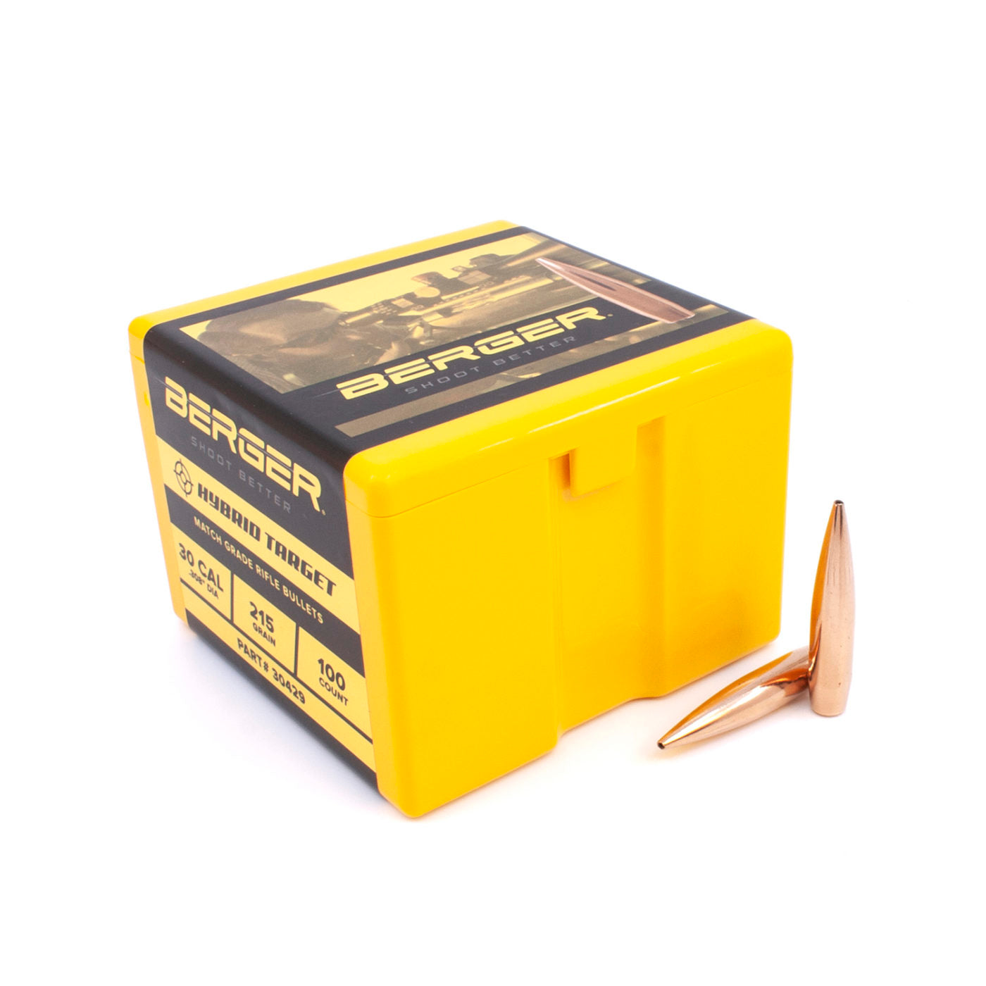 Berger .308(30 Cal) 215gr Hybrid Target (100)