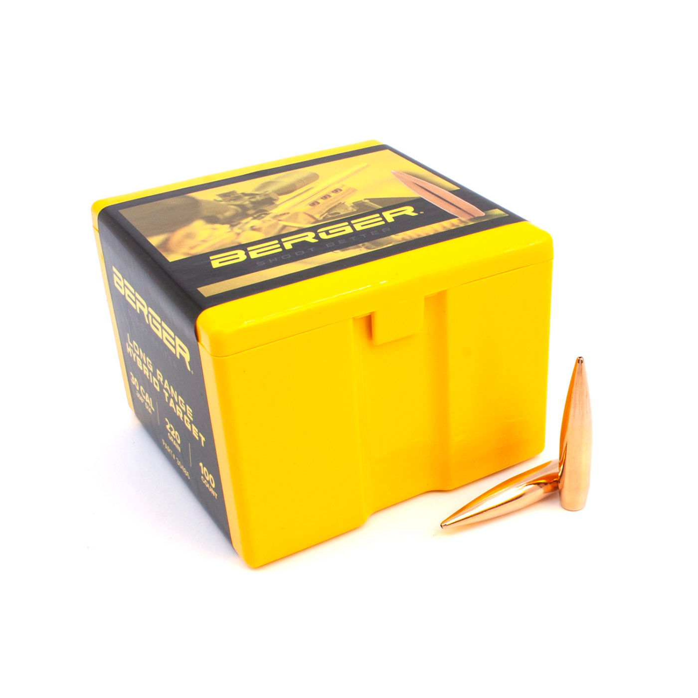 Berger .308(30 Cal) 220gr Long Range Hybrid Target(100)