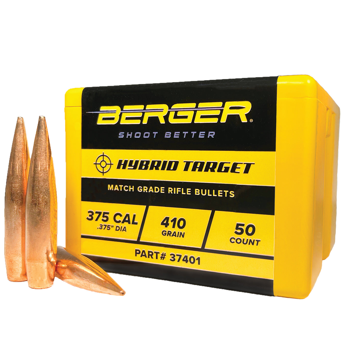 Berger .375 410gr Hybrid Target Bullet (50)