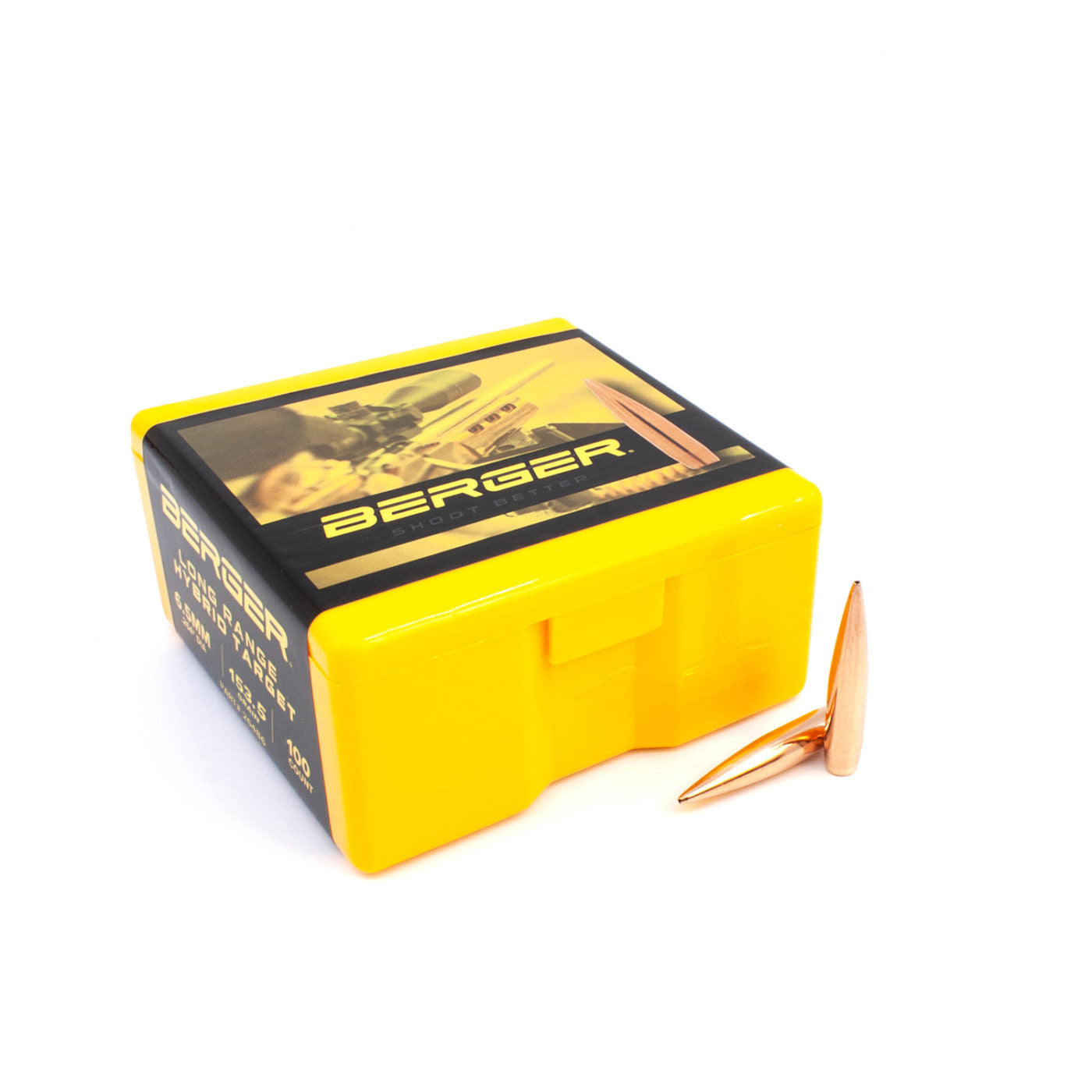 Berger 6.5mm(.264) 153.5gr Long Range Hybrid Target (100)