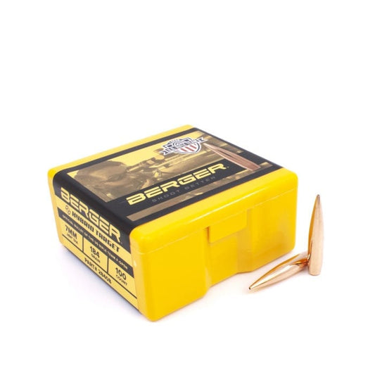 Berger 7mm(.284) 184gr F-Open Hybrid Target Bullet (100)