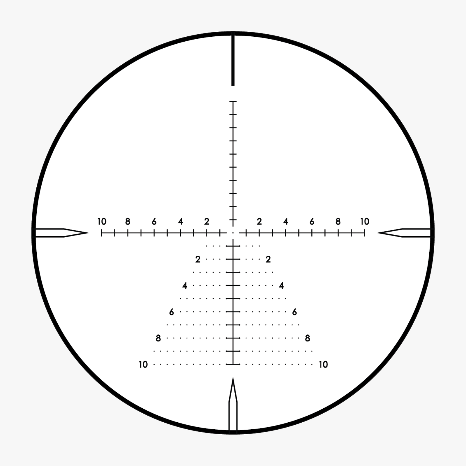 Akra Genesis 3-21x50 FFP MRAD Hunter Reticle
