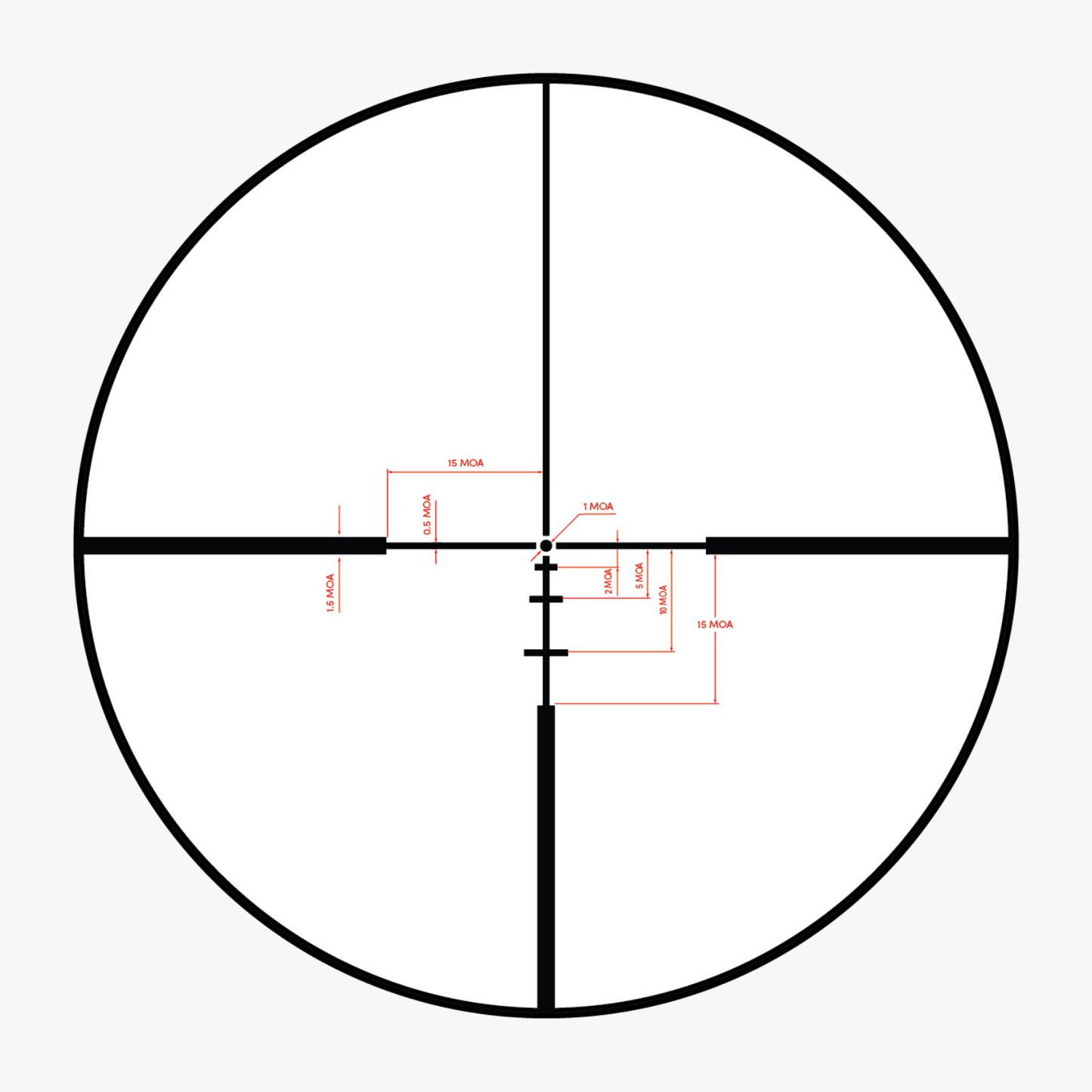 Akra Genesis 4-16x44 SFP MOA Reticle