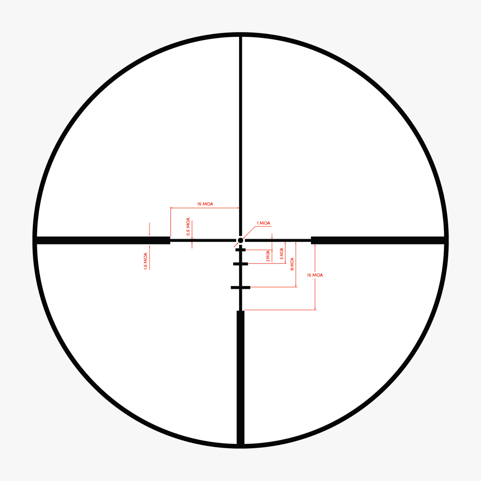 Akra Genesis 4-16x44 SFP MOA Reticle