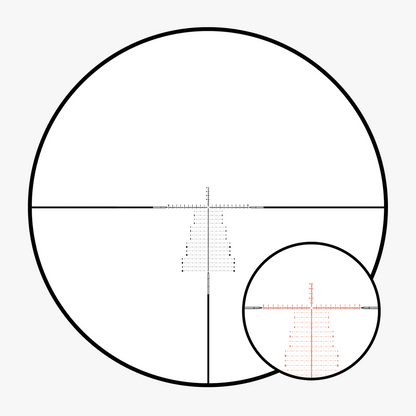 Akra Genesis X 5-25x56 FFP MRAD Reticle