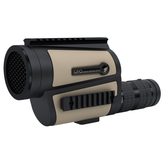 GPO TAC Spotter 15–45x60 FFP Spotting Scope – PLR Reticle