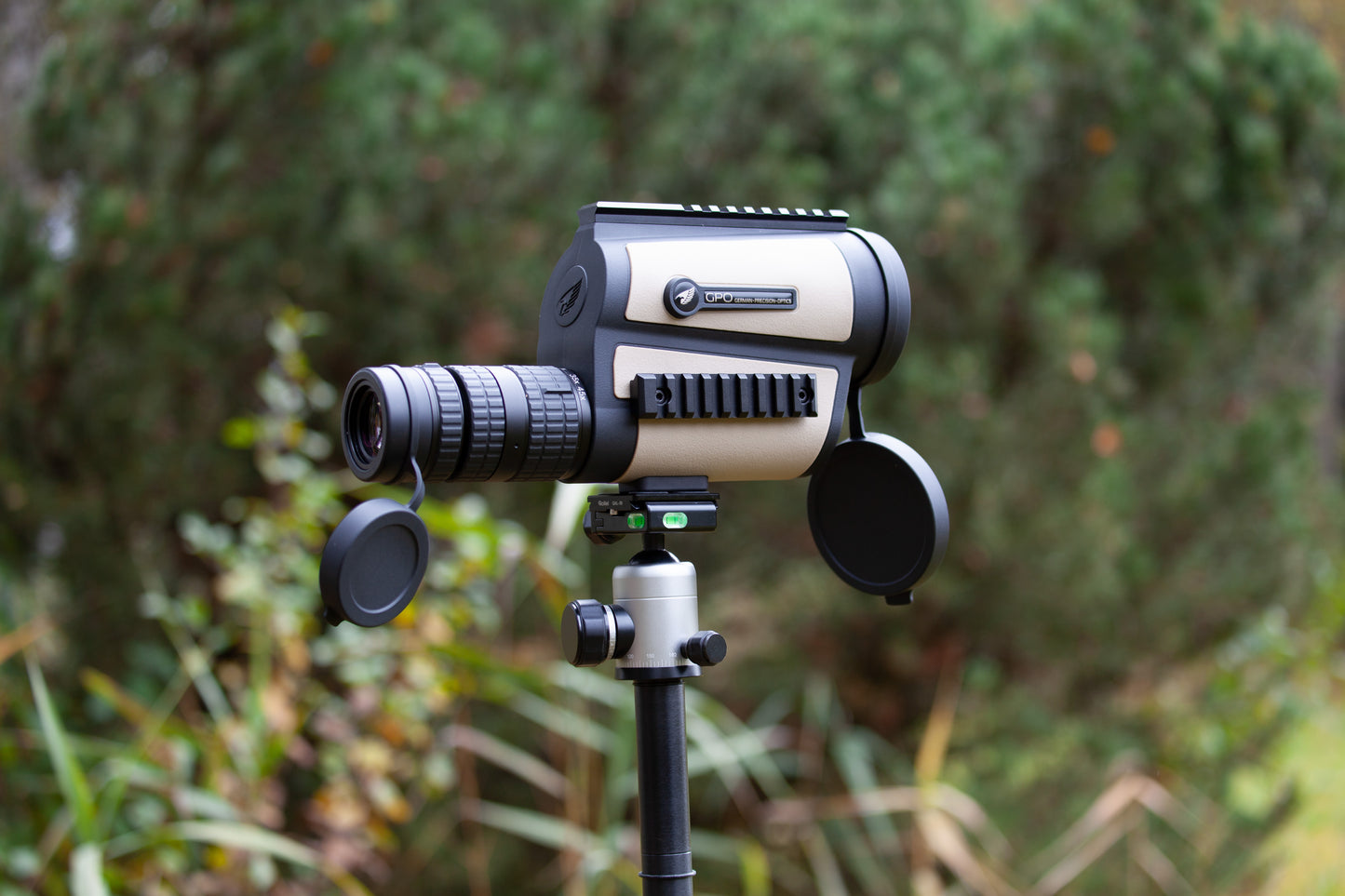 GPO TAC Spotter 15–45x60 FFP Spotting Scope – PLR Reticle