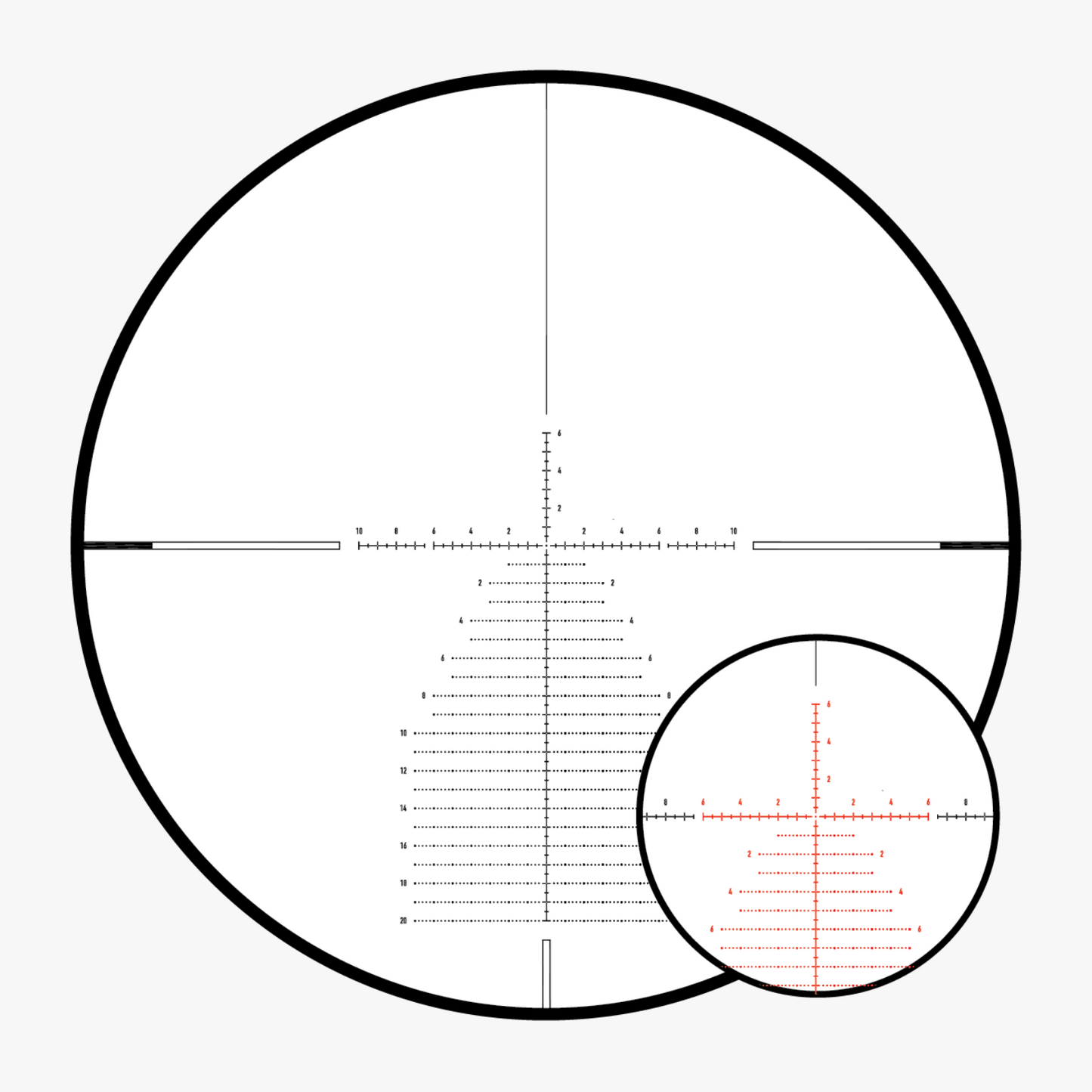 Akra Legacy 5-30x56 FFP MRAD Reticle