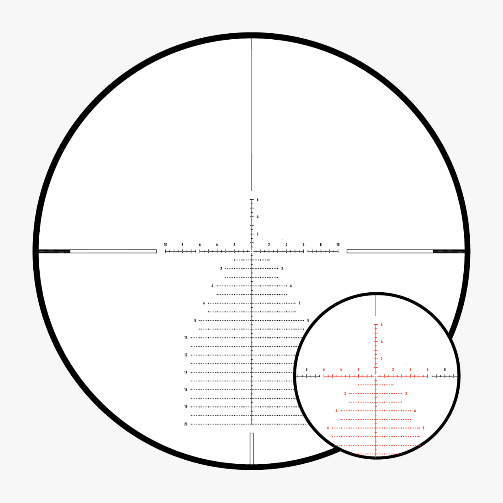 Akra Legacy 5-30x56 FFP MRAD Reticle