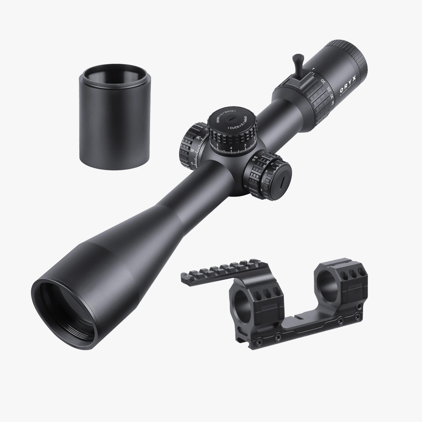 Akra Oryx 6-36x56 FFP MRAD Titanium Grey